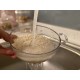 Akrilik Şeffaf Mini Pirinç Süzgeçi & Bakliyat Süzgeçi (3 Su Bardağı Ölçülü)