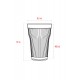 Akrilik Şeffaf 6'lı Uzun Bardak & Su Meşrubat Bardağı 400 ml ( Cam Değildir )