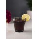 Akrilik Füme 6'lıi Kısa Bardak & Su Meşrubat Kahve Yanı Bardağı 300 ml ( Cam Değildir )