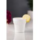 Akrilik Beyaz 6'lı Kısa Bardak & Su Meşrubat Kahve Yanı Bardağı 300 ml ( Cam Değildir )