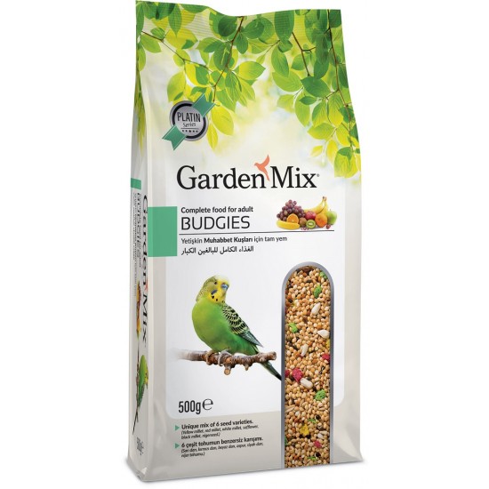 Gardenmix Platin Seri Vitaminli Meyveli Muhabbet Kuşu Yemi 500 gr