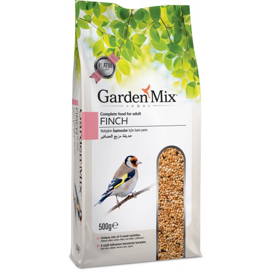 Gardenmix Platin Hint Bülbülü Finch Yemi 500 gr