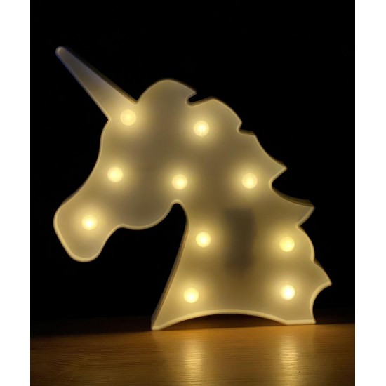 Led Işıklı Unicorn Gece Lambası