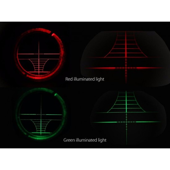 3-9x56eg Yüksek Kaliteli çıft ışık Kırmızı,yeşil Kaynaklı Avcılık Süfer Tüfek Dürbün(b)