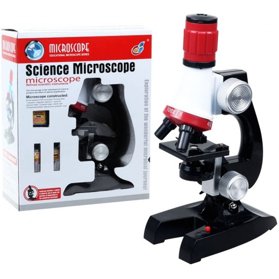 Nikula Eğitici Mikroskop Kiti Zoom Led Işıklı 100x 400x 1200x St1200x