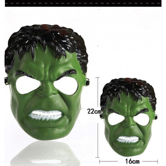 Yeşil Renk Süper Kahraman Dev Adam Hulk Maskesi