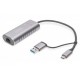 DIGITUS DN-3028 USB 3.0 ETHERNET ADAPTÖR TYPE C
