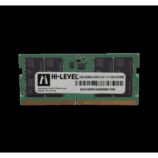 16GB DDR5 5600Mhz SODIMM 1.1 HLV-SOPC19200D4/16G